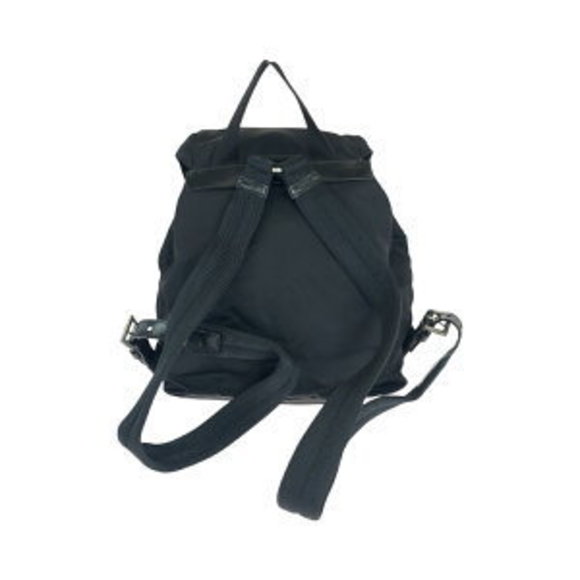 PRADA Tessuto triangular black nylon Rucksack Backpack - Picture 2 of 9